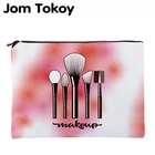 Сумка-Органайзер Jom Tokoy с принтом, женская косметичка на молнии