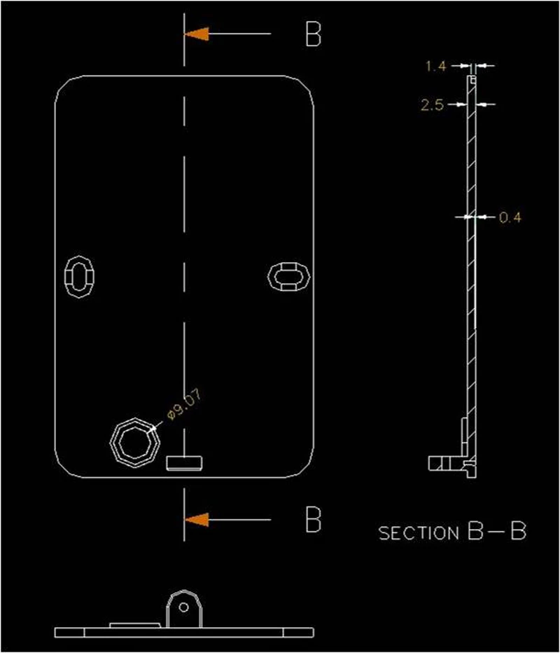 1 шт./лот продукт IP54 ABS пластиковый блок контроля доступа 118*77*24 мм из Китая