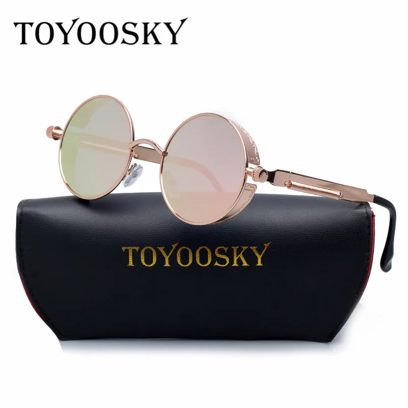Toyoosky Готический стимпанк Для мужчин S Солнцезащитные очки для женщин Винтаж