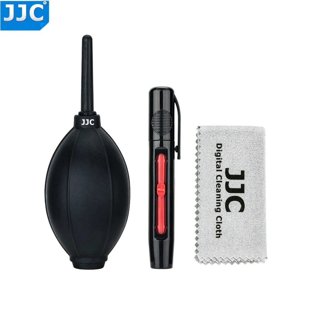 JJC CL-3(D) 3-в-1 очиститель для камеры комплект воздух-Воздуходувка ручка для очистки объектива чистящие салфетки из микрофибры для DSLR объектив камеры LCD экраны