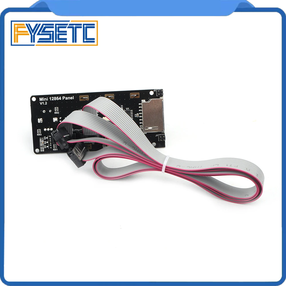 Тип F mini 12864 V1.2 смарт дисплей MINI12864 жк экран черный на зеленом поддерживает Marlin DIY с