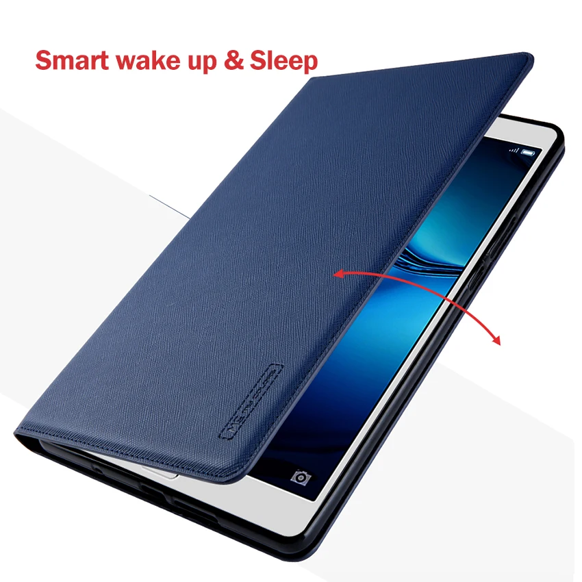 Тонкий из искусственной кожи смарт-чехол для планшета крышка huawei MediaPad M3 8 4