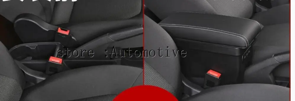 Автомобильный подлокотник чехол для VW Volkswagen Polo 2016 2017 2018 центральный контейнер