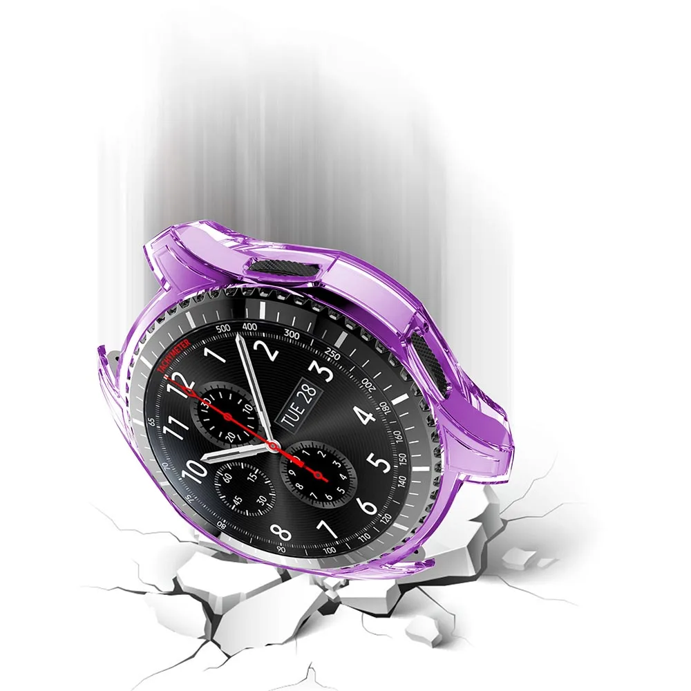 Силиконовый защитный чехол из ТПУ для Samsung Gear S3 Frontier аксессуары смарт-часов чехлы