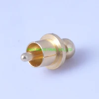 2pcs rca jack shielding cap dust protector connector gold plated for auido