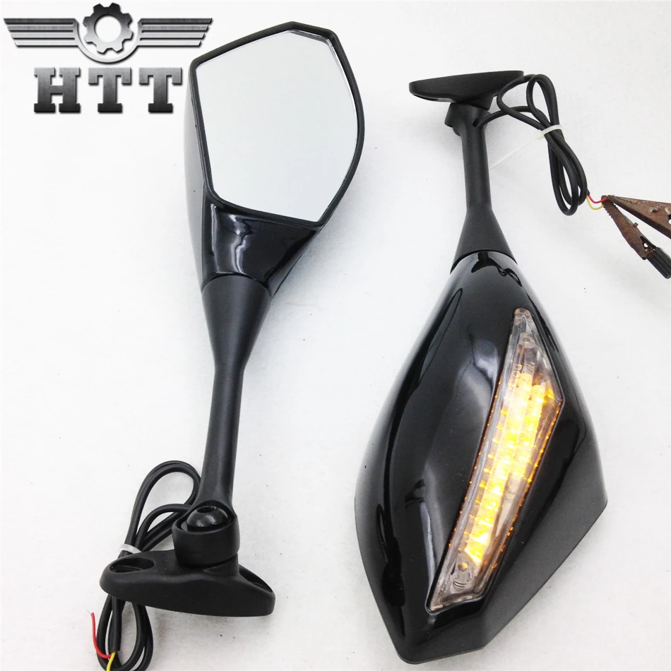 

Aftermarket motorcycle parts Turn signal Mirrors for 2003-2012 Honda CBR 600RR 2004-2007 CBR1000RR Gloss black