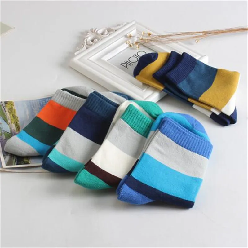 Новое поступление 1 пара хлопковые повседневные мужские носки дышащие сшитые