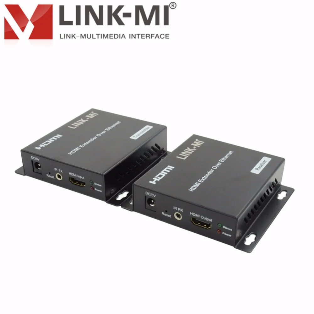 Фото LINK-MI 120m HDMI-удлинитель через IP lan Cat6/6a/7 Ethernet с ИК, 1080p, поддержка одного к нескольким, множество видеоудлинителей №4
