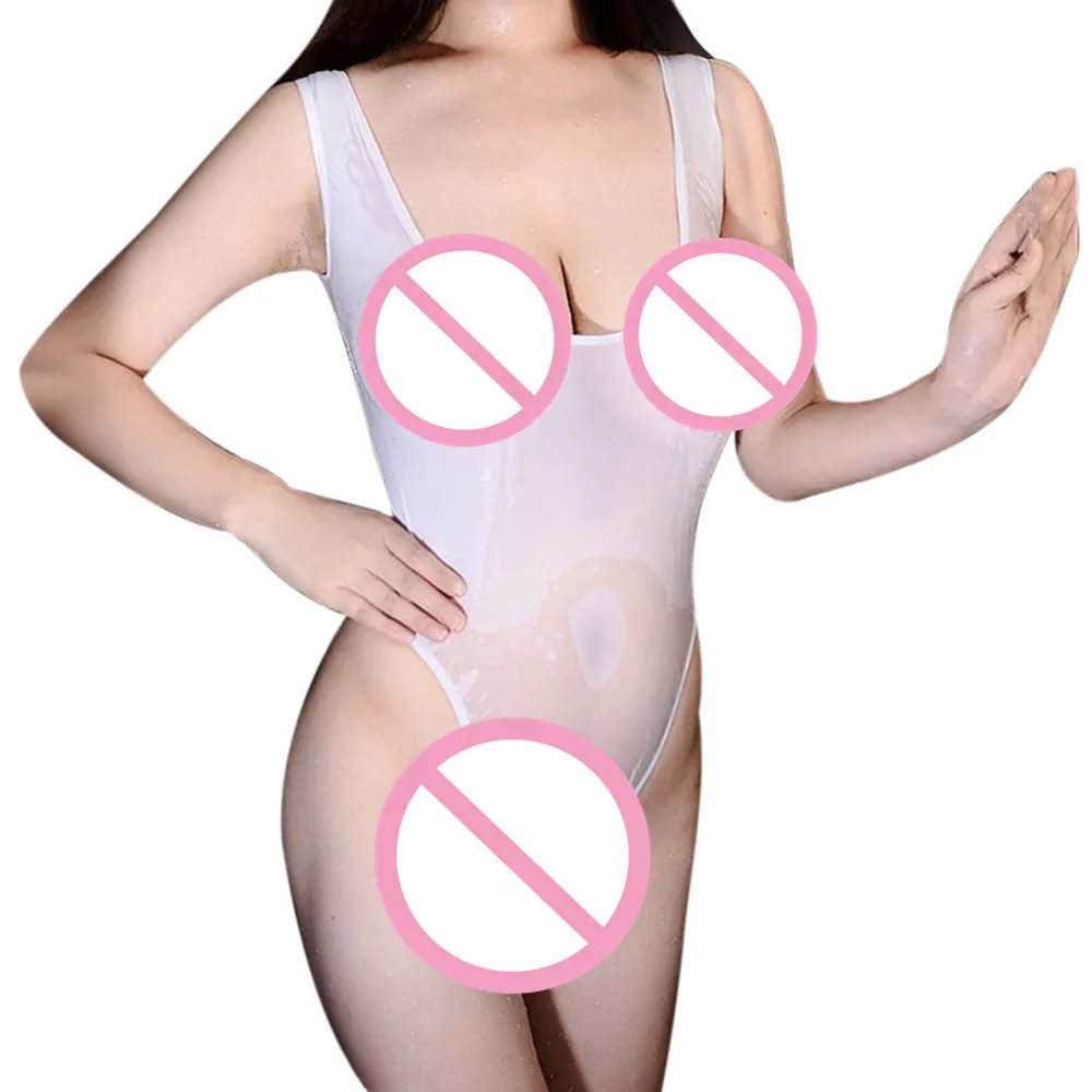 Плюс размер сексуальное прозрачное нижнее белье соблазнительное комбинезон