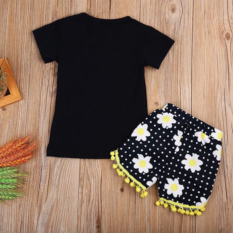 2 шт./комплект футболка без рукавов и шорты с кисточками | Мать ребенок