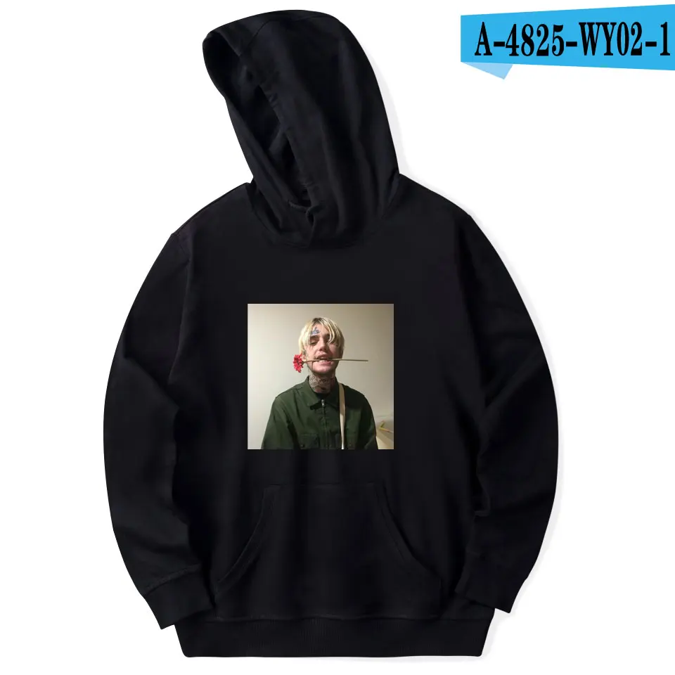black Aikooki новые Lil Peep толстовки мужские/женские осенние модные толстовки крутые флисовые свободные Лидер продаж Lil Peep толстовки Homme - Цвет: black