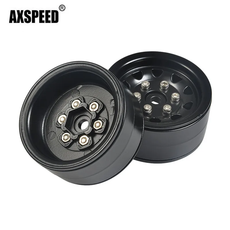 AXSPEED #55 Heavy Duty 1 9 дюймов бисером колеса для Радиоуправляемая модель Axial SCX10 D90 D110 TRX