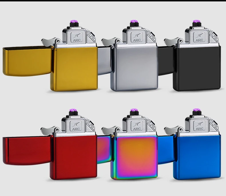 Лазерная зажигалка с логотипом USB перезаряжаемая зажигалка аксессуары ветрозащитная плазменная двойная дуговая электронная зажигалка