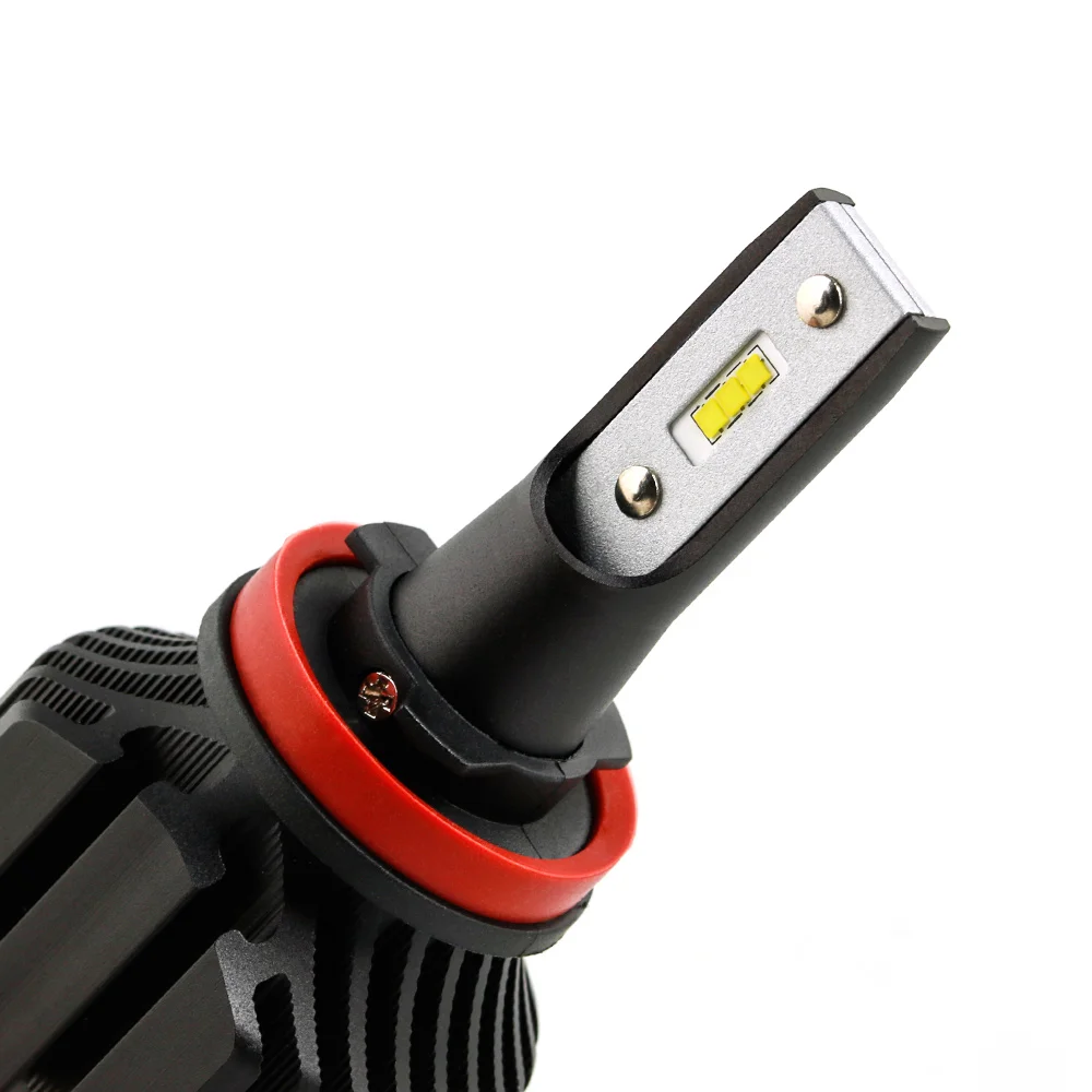 Лампы светодиодные для автомобильных фар 12 В 8000 лм 40 Вт 2 шт.|Передние LED-фары авто|