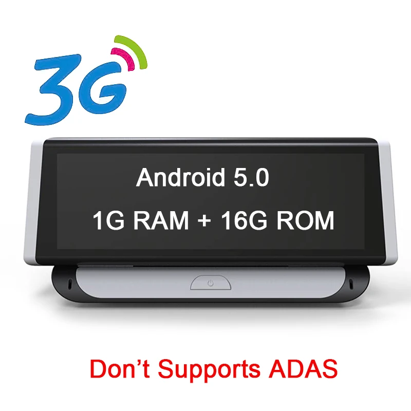 3G Автомобильный видеорегистратор Bluavido " ips 4G Android, gps камера ADAS Sygic Navigation Full HD 1080 P, Автомобильный видеорегистратор с двумя объективами, парковочный монитор - Название цвета: 3G