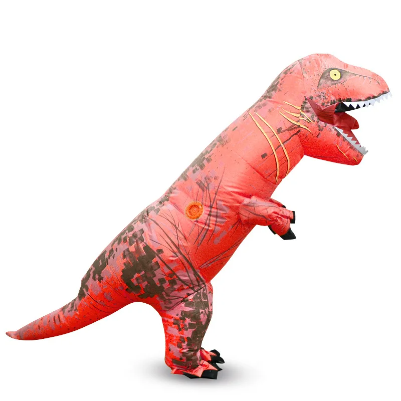 5 цветов надувной динозавр T REX костюмы для взрослых детей 2 м Blowup Dragon Rex костюм на