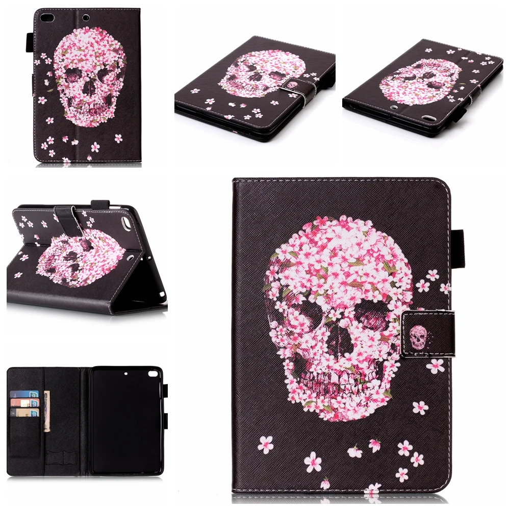 Мягкий чехол подставка из ТПУ и искусственной кожи с мультяшным принтом SD/SIM/Card