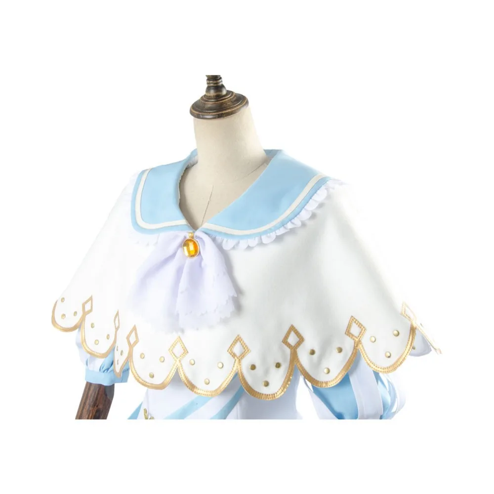 Люблю жить! Kunikida Hanamaru Wonderland Алиса косплей костюм горничной платье полный