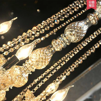 Высокая Потолочная люстра Светодиодный светильник для гостиная отель Декор