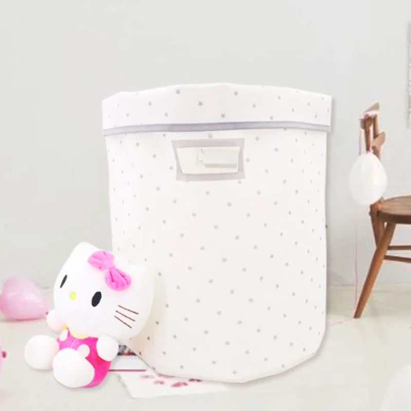 Новое складное ведро для хранения из хлопка и льна корзина белья грязной одежды