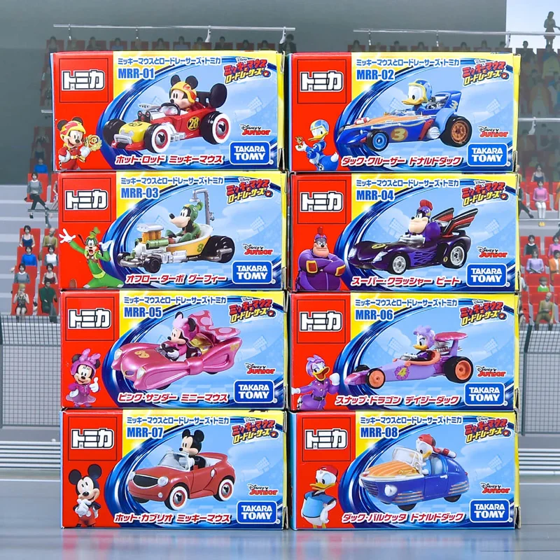 Takara Tomy Tomica Roadster Racers металлический литой автомобиль игрушечные машинки Микки