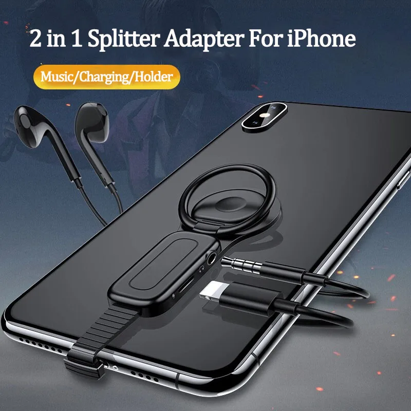 Переходник для наушников Lightning/3 5 мм iphone 7 8 X мобильный телефон | Мобильные