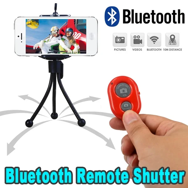 Kebidu Новый 6 цветов Смарт Bluetooth Автоспуск затвора Пульт дистанционного управления