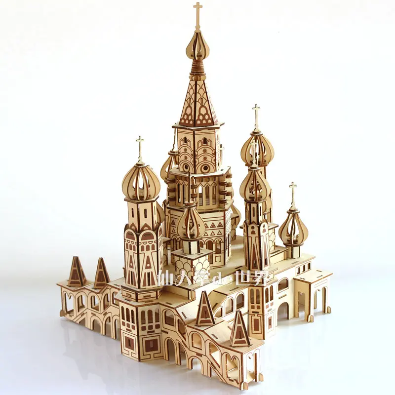 Детские Новые DIY головоломки 5D Строительные Модели Деревянные игрушки для детей и взрослых Пазлы ручной работы игрушка детский подарок игры в спб