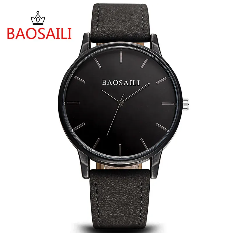BSL996 BAOSAILI брендовые Простые повседневные модные мужские часы с браслетом и