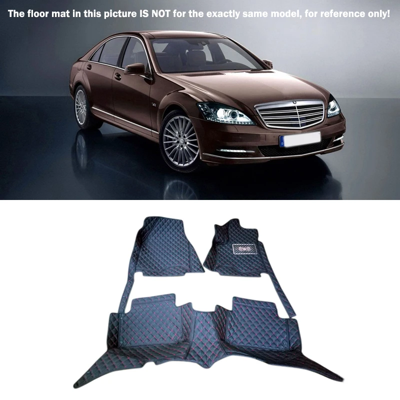 10 13 для Mercedes Benz S Class W221 2010 2013 Аксессуары стайлинга автомобиля интерьерные кожаные