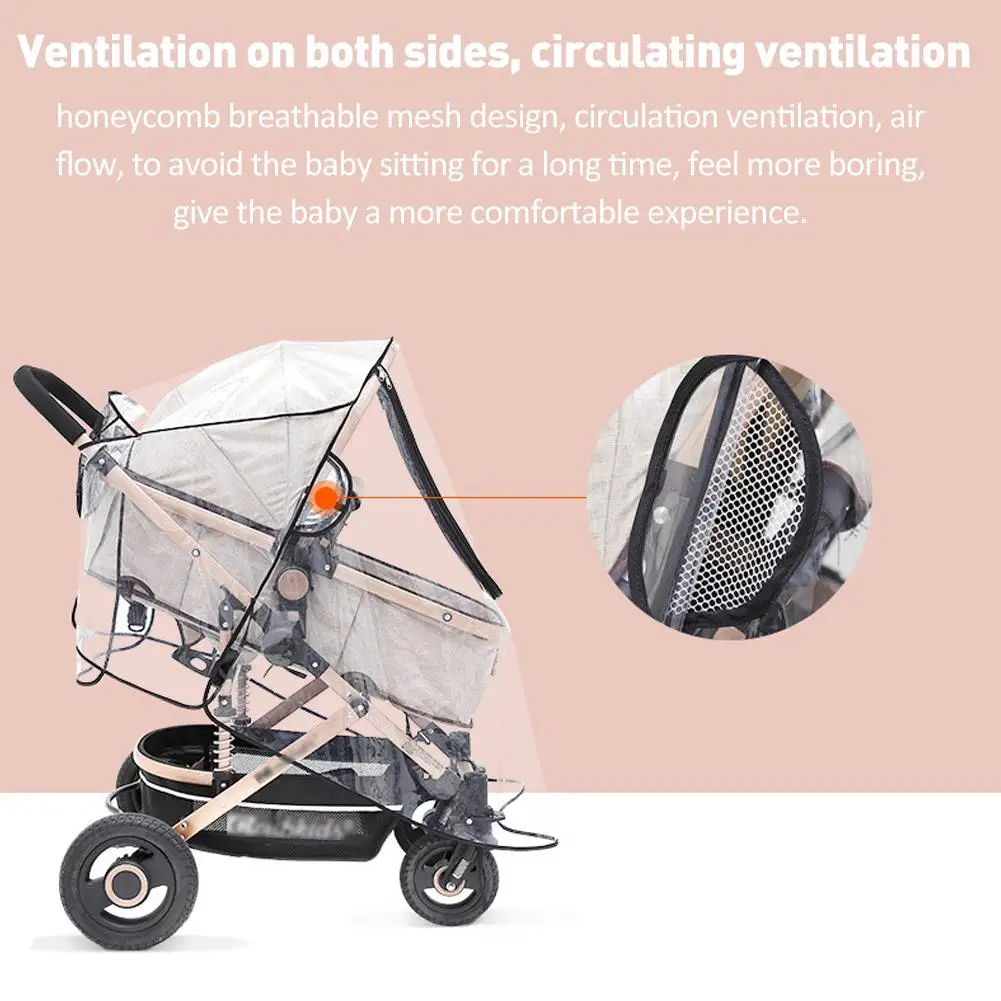 Аксессуары для коляски дождевик Всесезонная универсальная детская коляска