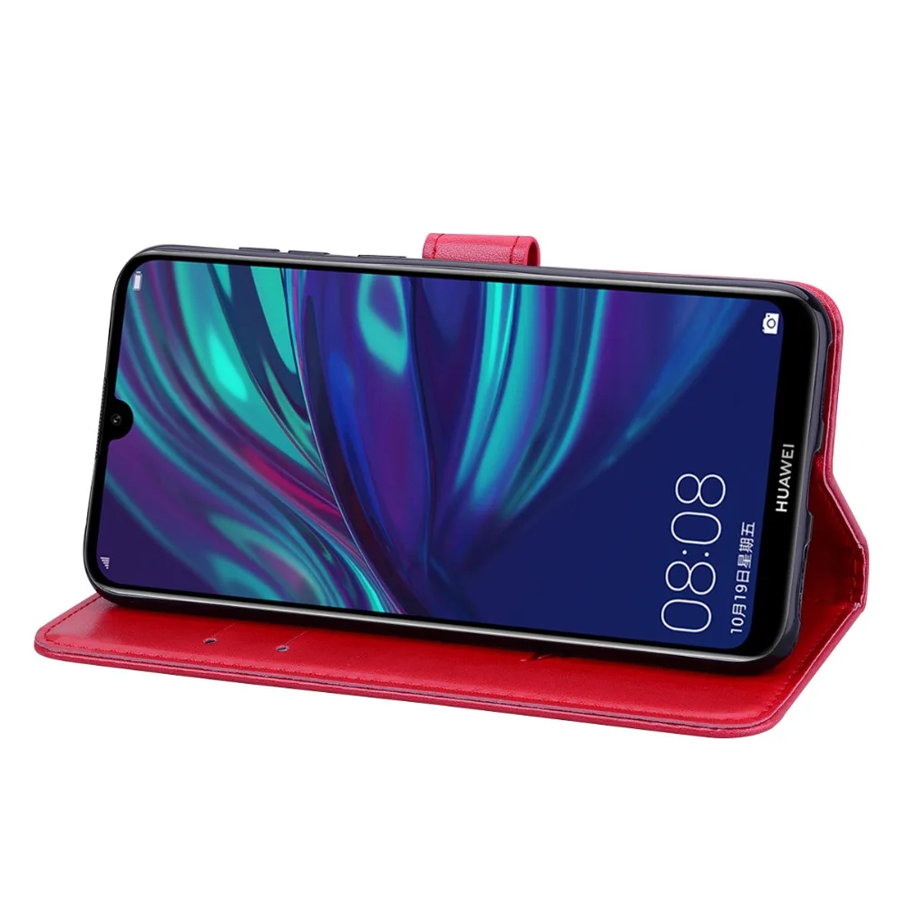 Блестящий розовый чехол для телефона huawei P Smart Plus Honor 10 lite 8C 8X 7a pro 7C mate 20 lite P20 блестящий кожаный флип-чехол