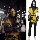 Костюм для косплея Mortal Kombat Scorpion Hanzo Hasashi, игровой костюм для взрослых
