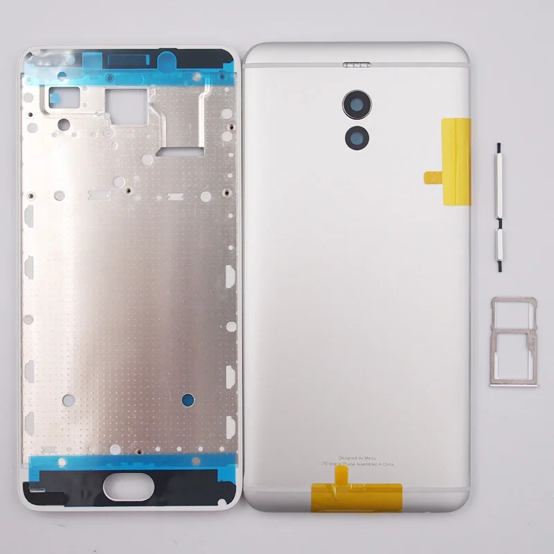 BaanSam Новая передняя рамка батарейный задний чехол для Meizu M6 Note 5,5 дюймов с кнопками громкости питания+ лоток для sim-карты
