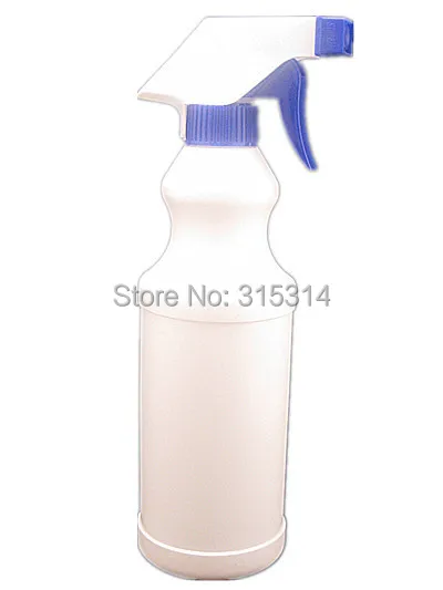 

500ml 16OZ empty white pe round Sprayer, platic stream bottle with trigger ,adjustable nozzle