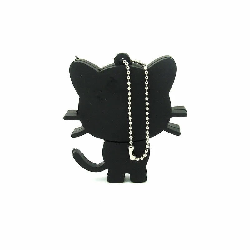 100% милый мультяшный Кот usb флеш накопитель Флешка 32 ГБ 16 8 4 Гб искусственная карта