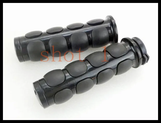 1 дюйм черная ручка для Harley Dyna FL XL Honda Shadow Kawasaki VN Suzuki Boulevard Yamaha VStar бесплатная