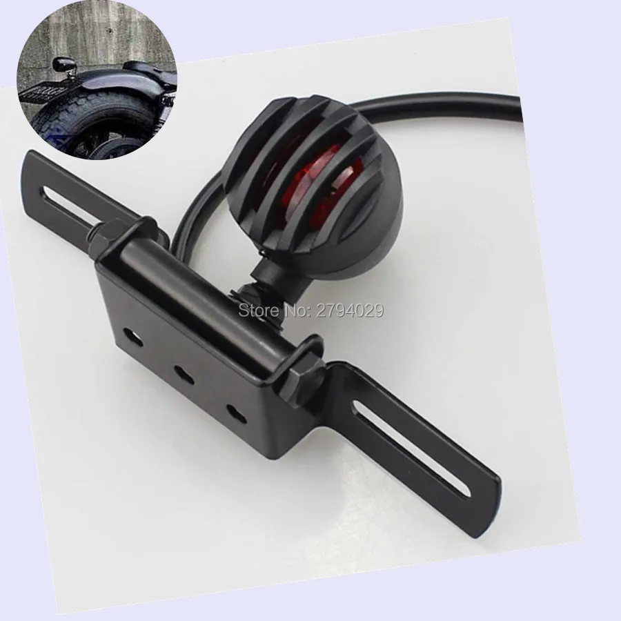 

Новая крышка гриля задний стоп-сигнал мигающий светильник с держателем номерного знака подходит для Harley Sportster 883/1200 XL Dyna Softail Bobber Chopper