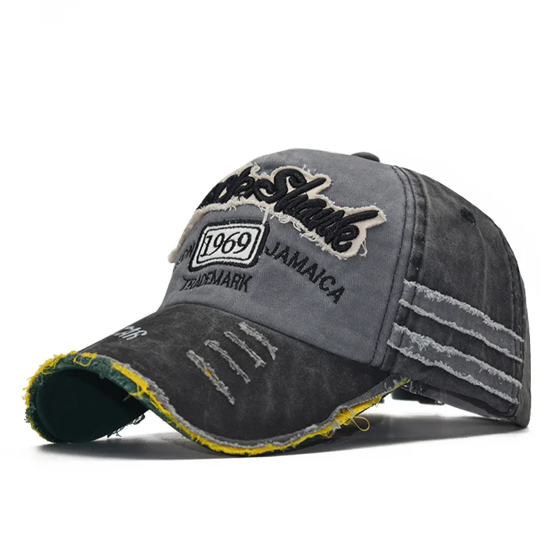 Snapback Кепки спортивные Бейсбол Кепки Для мужчин Для женщин тертая хлопковая шляпа с нашитыми буквами комплект с узором «Акула» папа водителя грузовика Бейсбол Кепки s