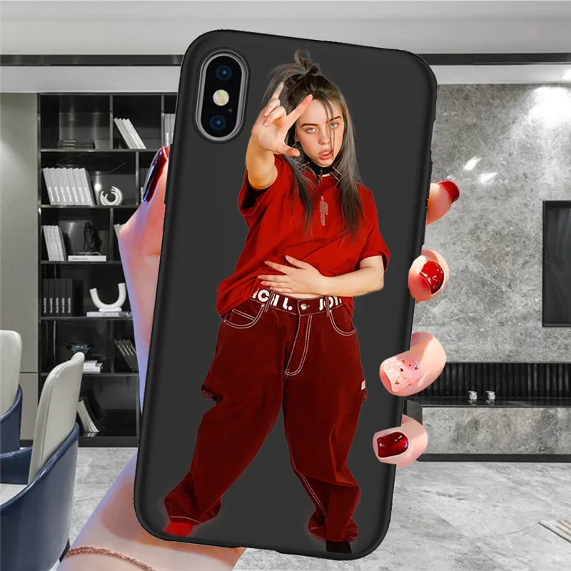 H1804 Billie eilish для iPhone X XR XS Max 5 5S SE 6 6S 7 8 Plus Oneplus 5T Pro 6T чехол для телефона Funda Coque Etui funda capinha - Цвет: H1804