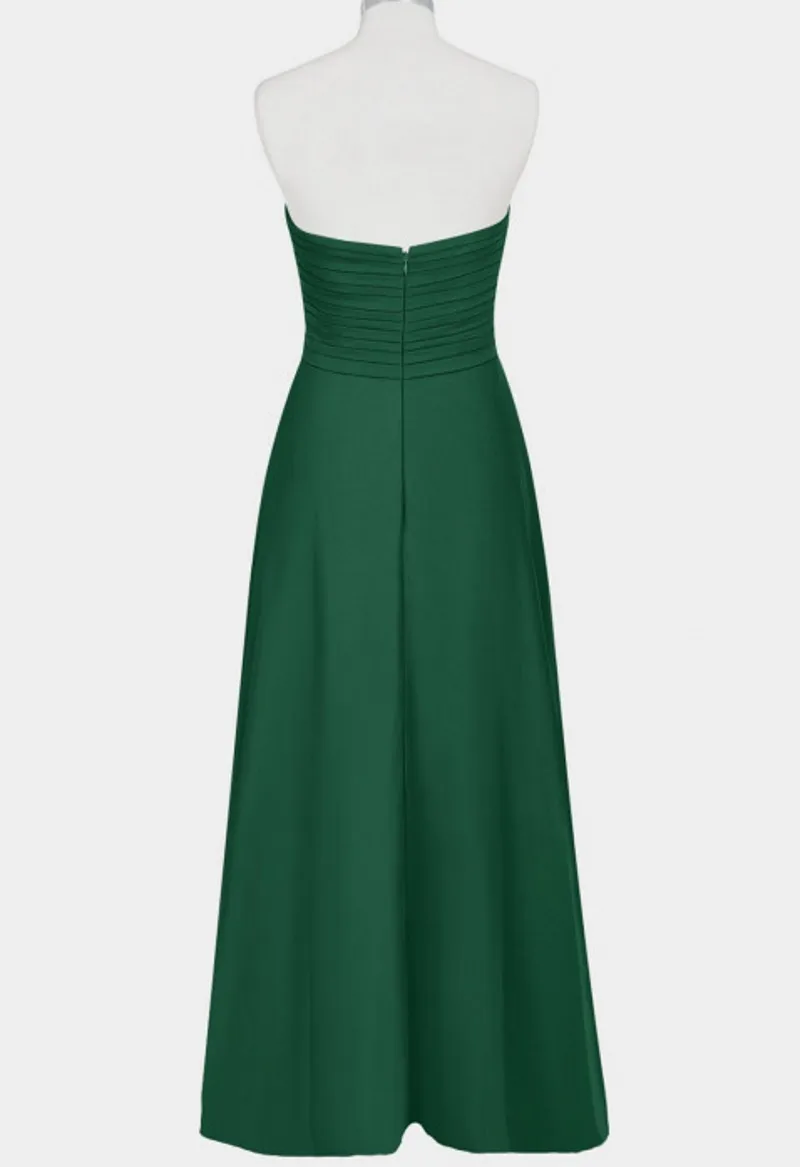 Long New Bridesmaid Dresses Chiffon Sweetheart Special Occasion Party Formal Gowns | Свадьбы и торжества