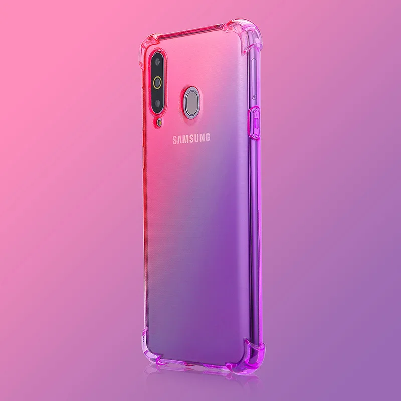 2019 Модный чехол для samsung M10 M20 M30 градиентный цветной бант из ленты tpu с