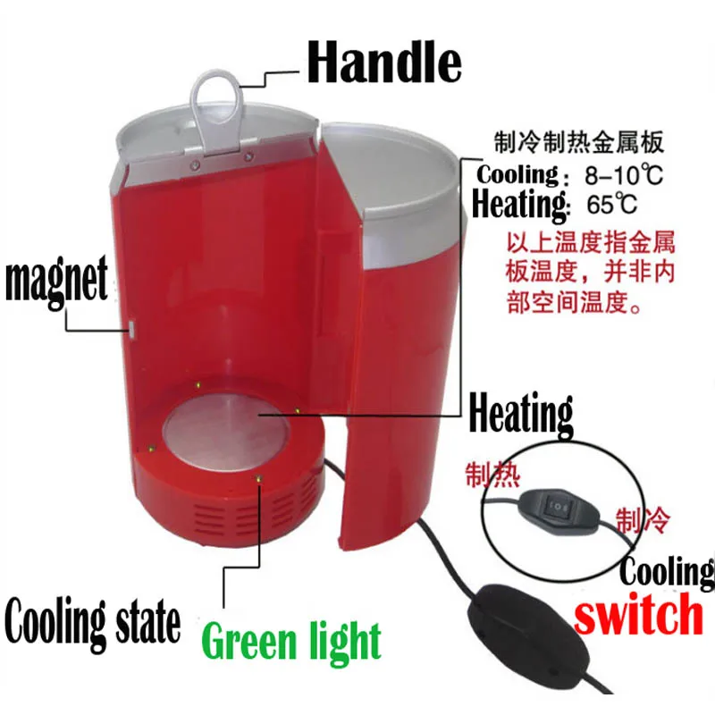 Портативный мини холодильник с usb обогреватель гаджеты для холодильника USB PC