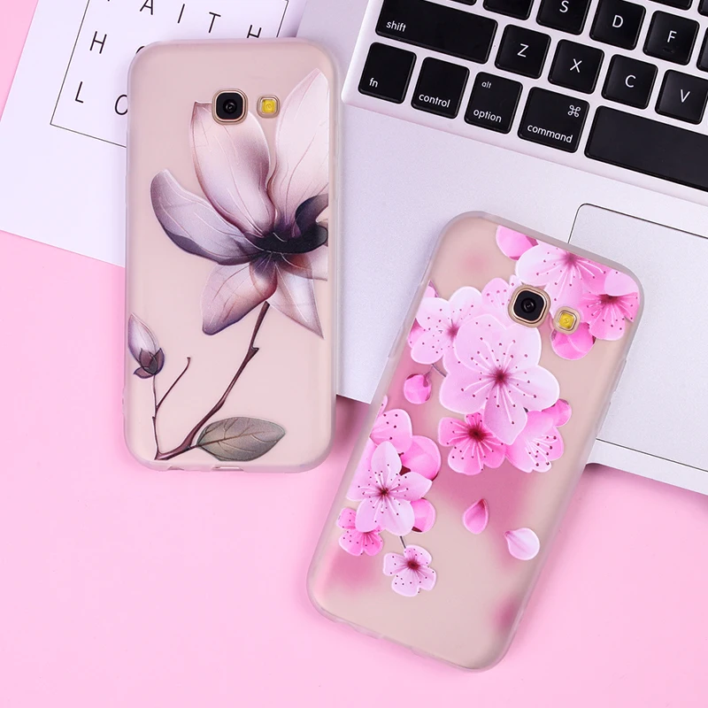 3D Relief Case For Samsung Galaxy A5 2017 S8 S7 Edge S9 S10 Plus J3 J5 J7 A3 A7 A8 A6 2018 Silicone Cases |