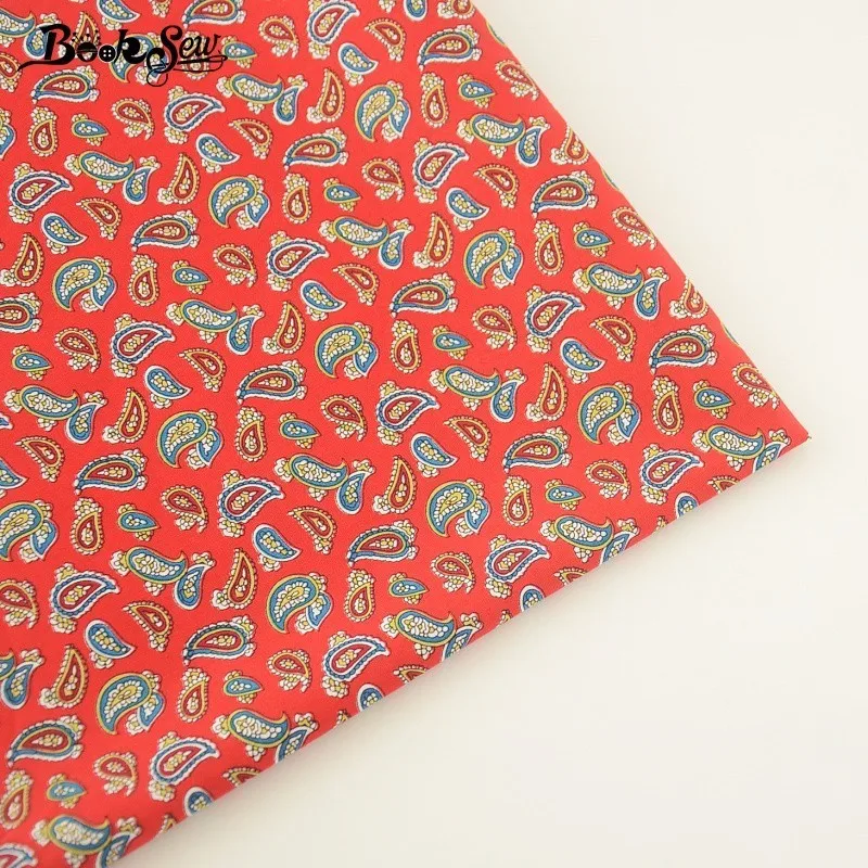 Booksew 100% хлопок поплин Ткань завод Дизайн мягкие Вышивание ткани Tecido для DIY