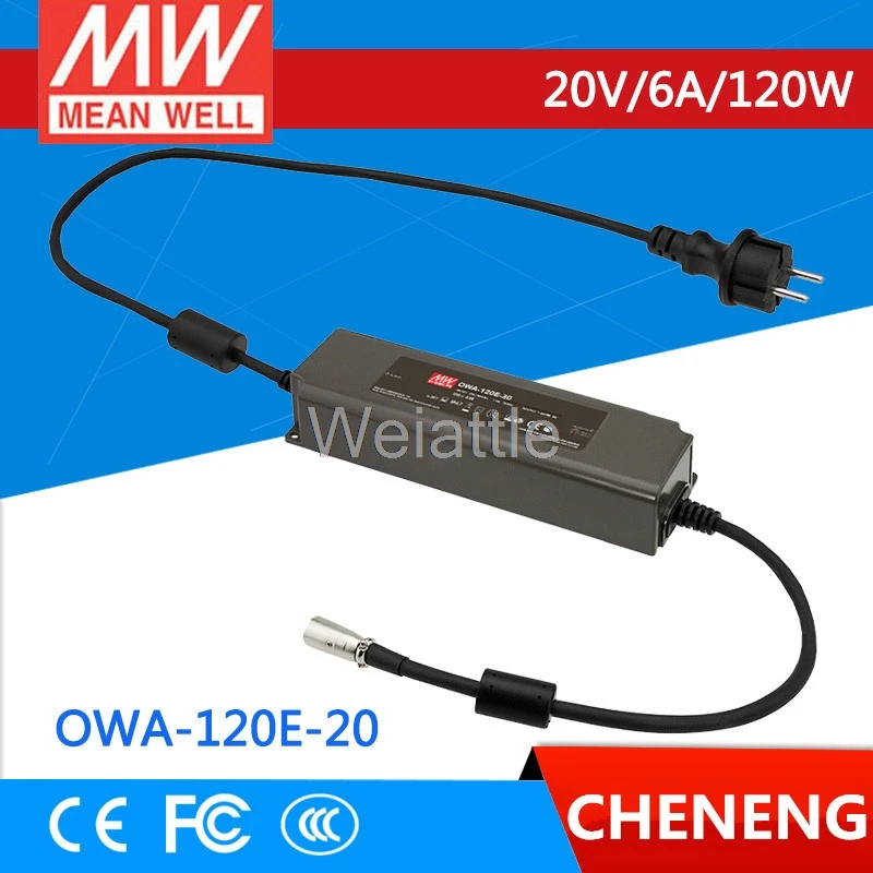 Умный оригинальный адаптер MEAN WELL OWA 120E 20 20V 6A meanwell 120W с одним выходом влагостойкий