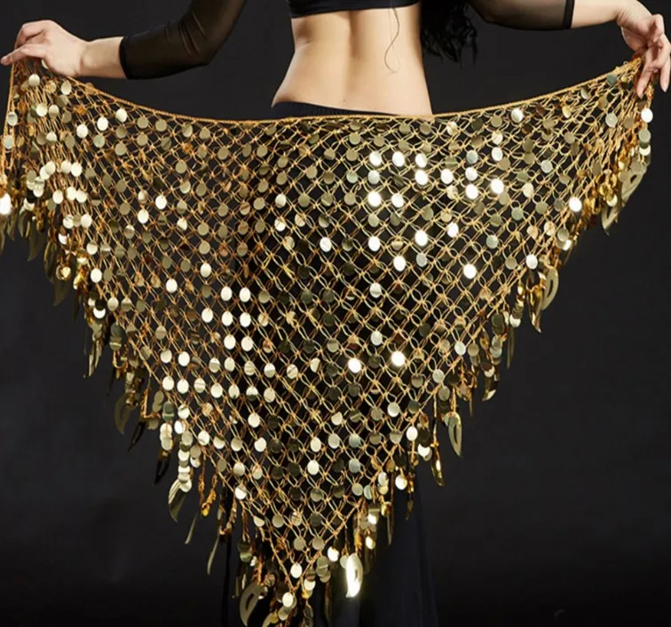 design 9 gold Костюм для танца живота аксессуары Одежда хвост русалки женщины хип шарф танец живота - Цвет: design 9 gold