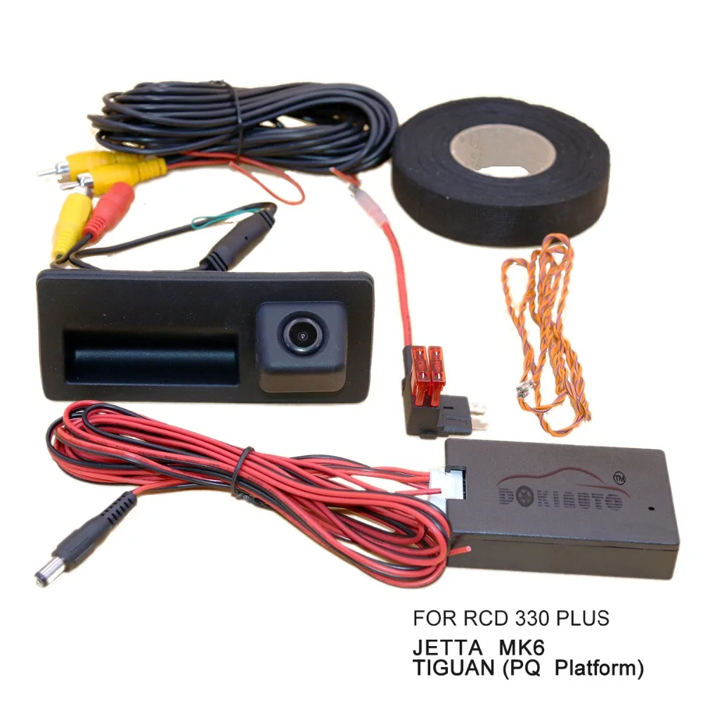 RCD330 Plus MIB радиоприемник Carplay AV багажник ручка заднего вида камера заднего вида для VW Tiguan(PQ) Jetta MK6
