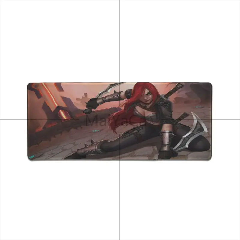 MaiYaCa пользовательские кожи Катарина Высокая скорость новый коврик для мыши