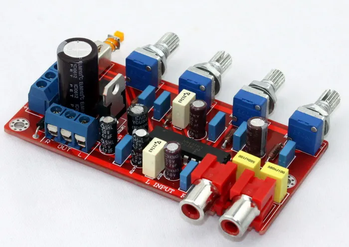 Высокое качество LM1036 Tone плата юсилителя громкость высокие басы усилитель Лидер